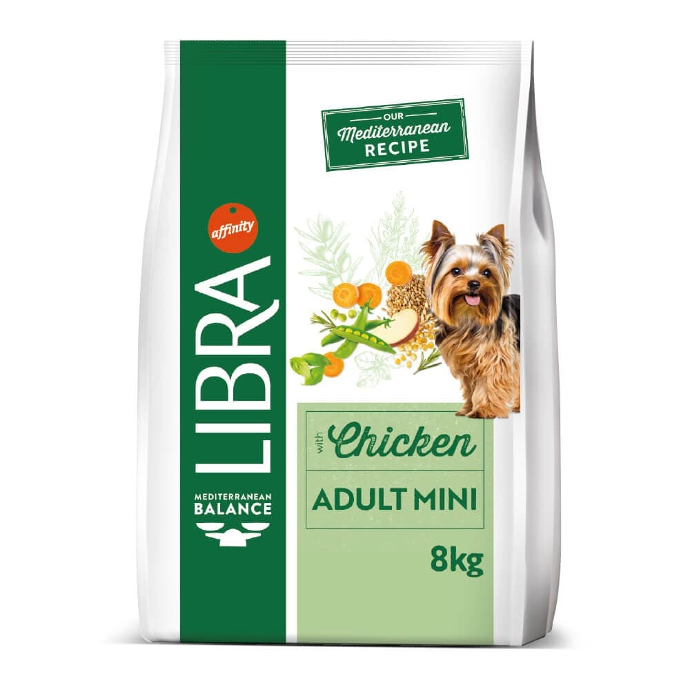 Libra Mini - Ração seca para cão adulto pequeno - Frango