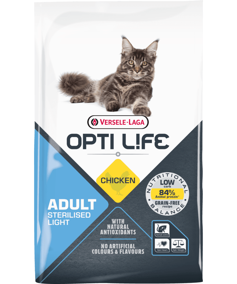 Opti Life Cat - ADULT STERILISED/LIGHT CHICKEN