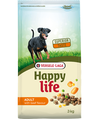 Versele-Laga Happy Life Superior Taste Cão adulto - Beef