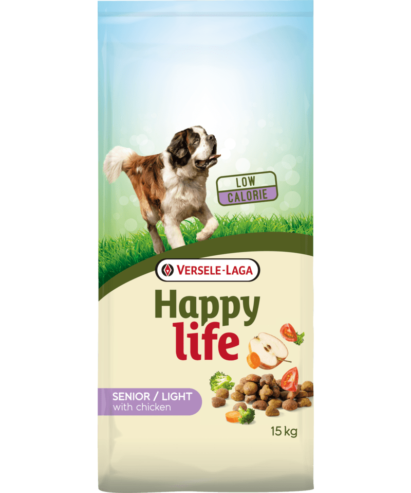 Versele-Laga Happy Life Low Calorie Cão Senior - Chicken