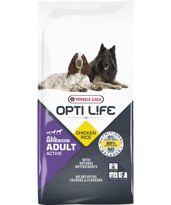 Opti Life Active Cão Adulto - Frango e arroz