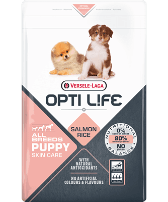 Opti Life Puppy Sensitive - Ração seca para cachorros com sensibilidade digestiva - Salmão