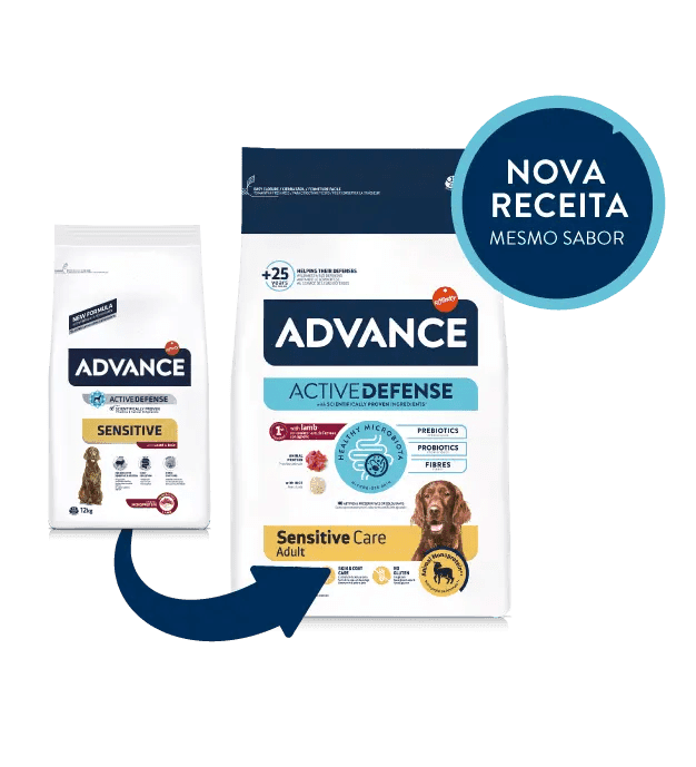 Advance Sensitive - Ração seca para cão adulto com sensibilidades - Borrego e arroz