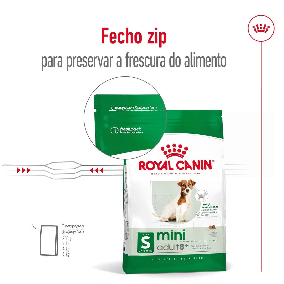 Royal Canin Mini Adult 8+ - Ração seca para cão de porte pequeno com mais de 8 anos - 11
