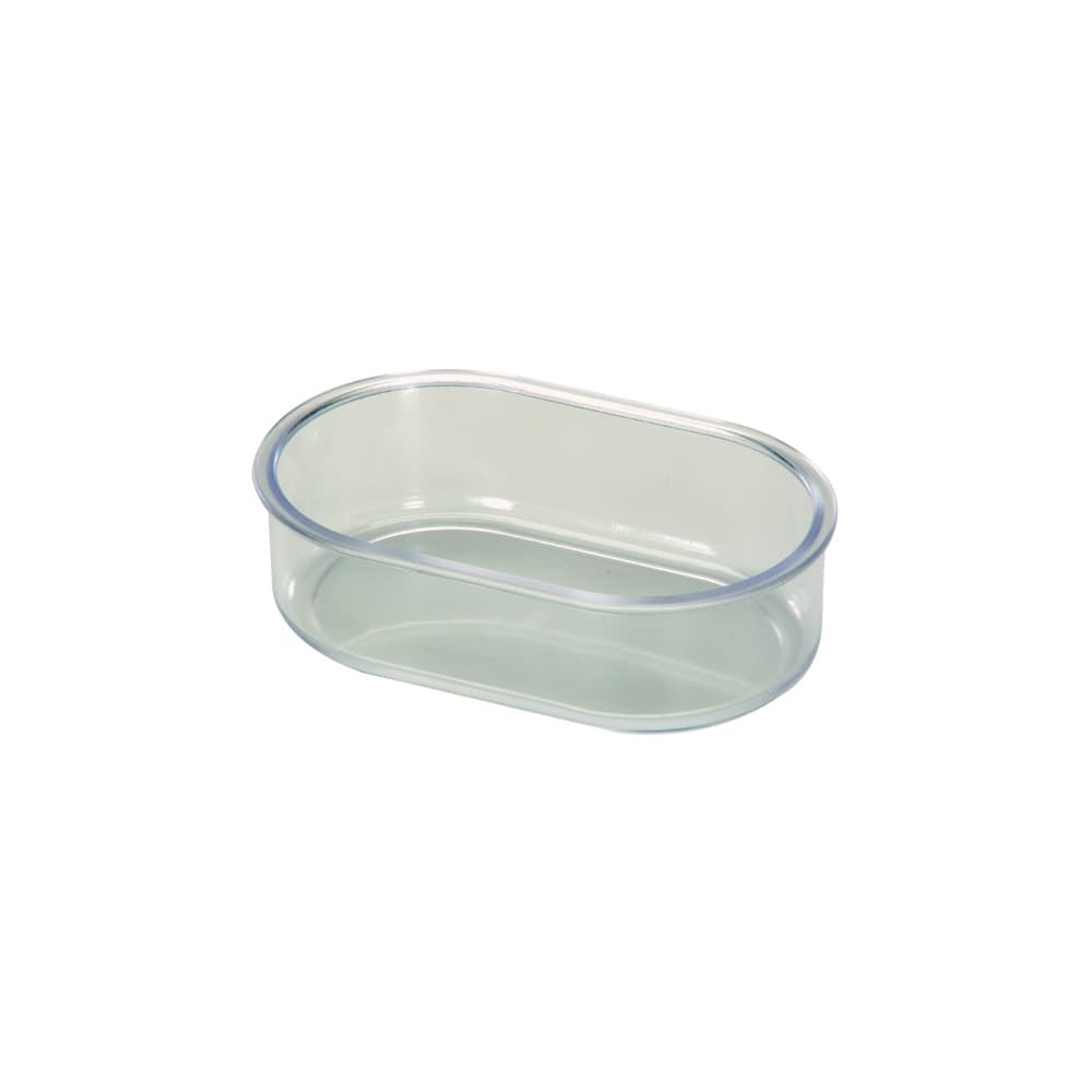 Comedouro oval transparente - 2GR