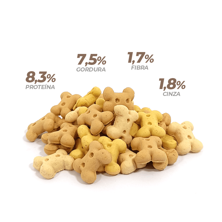 Pet Cup Biscoitos Puppy Treats Vanilla - 3