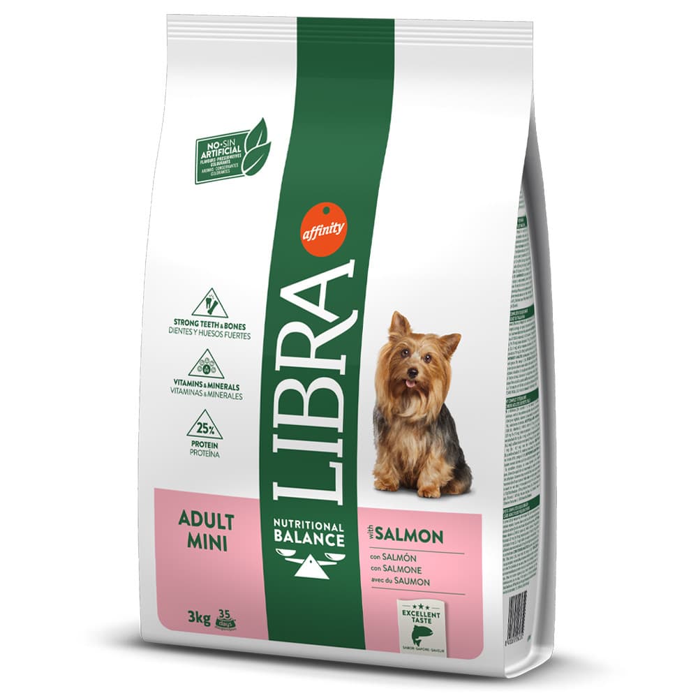 Libra Mini - Ração seca para cão adulto pequeno - Salmão