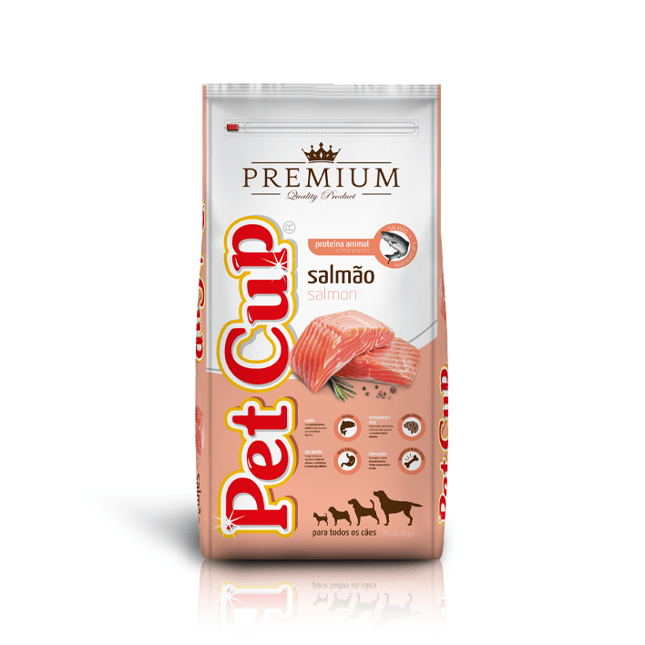 PET CUP Ração para CÃO Salmão Premium