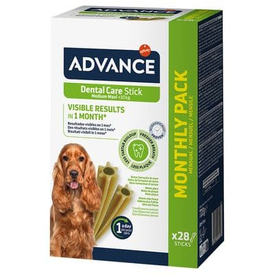 Advance Dental Care Stick Medium/Maxi - Snacks para o cuidado dentário para cães