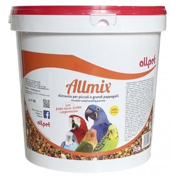 ALLMIX - PAPA para Pequenos Psitacídeos e Papagaios
