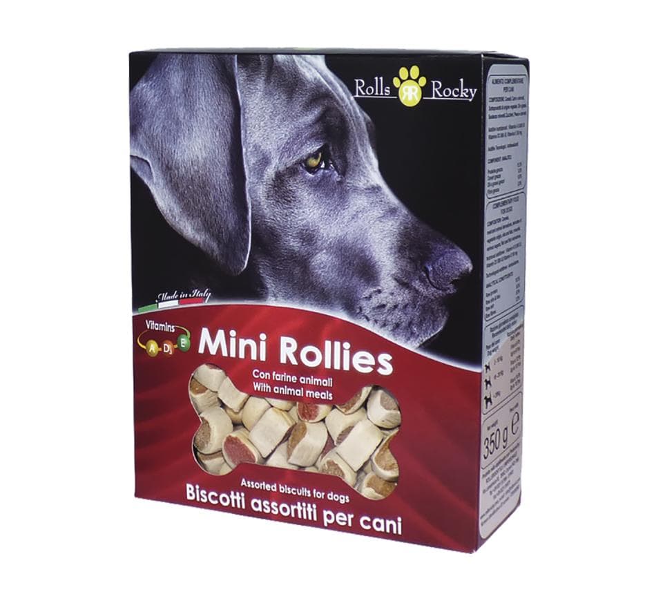 Snack Rolls Rocky Biscoito Recheado Rollies Mini