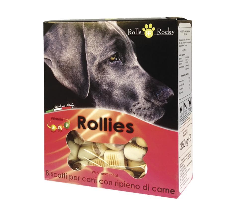 Snack Rolls Rocky Biscoito Recheado Rollies